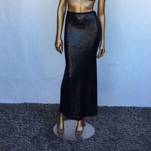 Chan Luu Sequin Maxi Skirt XS